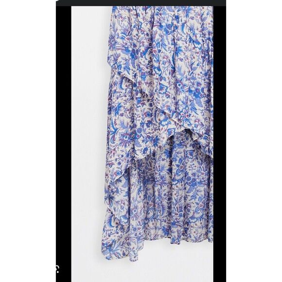 BA&SH Billie High- Low asymmetrical Floral Skirt NWT - Picture 3 of 6